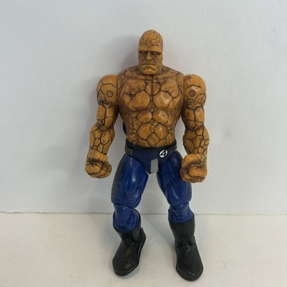 Hasbro Marvel Fantastic Four 2007 The Thing Loose 6" Pull String Action Figure - Picture 1 of 4